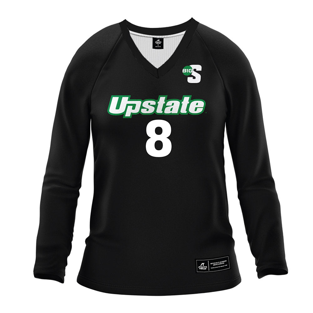 USC Upstate - NCAA Women's Volleyball : Sophia Overholt - Black Volleyball Jersey-0