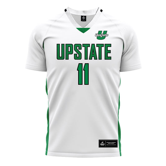 USC Upstate - NCAA Women's Soccer : hawkins journey - White Soccer Jersey-0