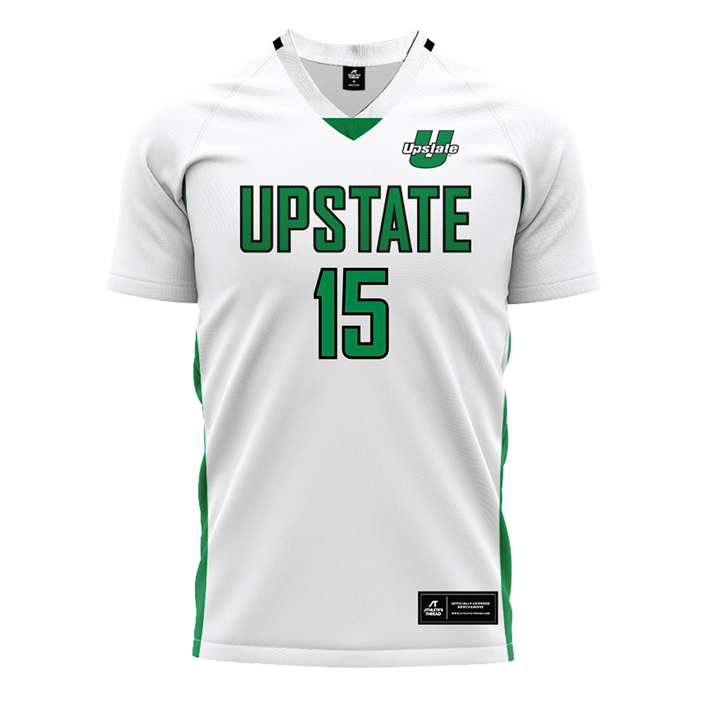 USC Upstate - NCAA Women's Soccer : Audrey Baer - White Soccer Jersey