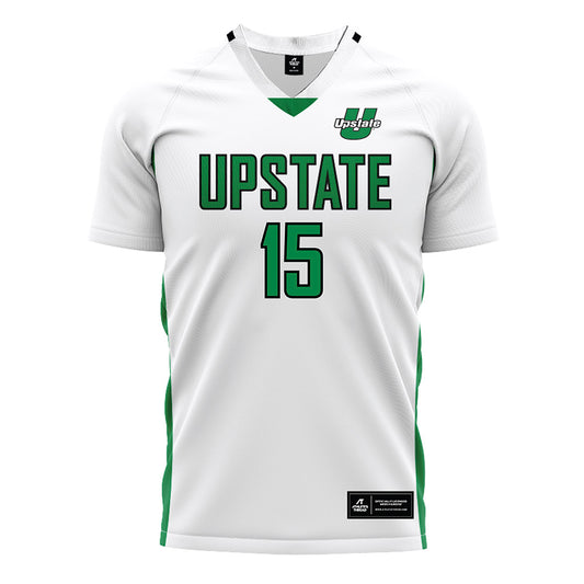 USC Upstate - NCAA Women's Soccer : Audrey Baer - White Soccer Jersey