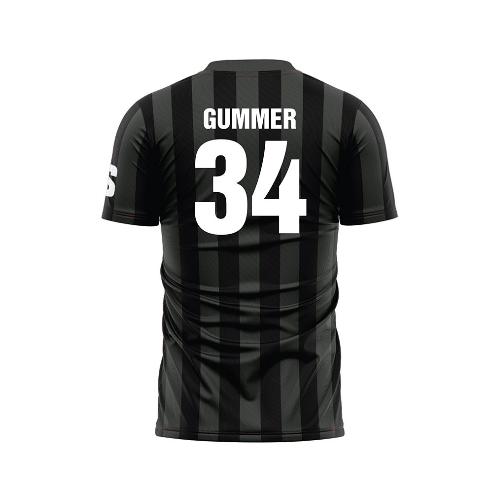 USC Upstate - NCAA Men's Soccer : Aiden Gummer - Black Soccer Jersey-1