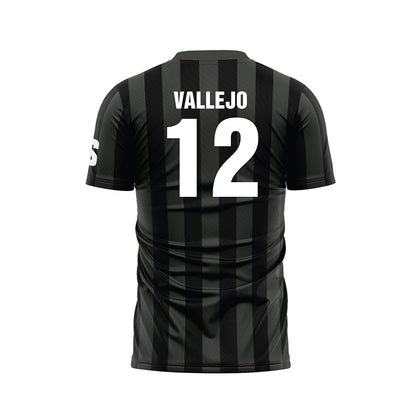 USC Upstate - NCAA Men's Soccer : Justin Vallejo - Black Soccer Jersey-1