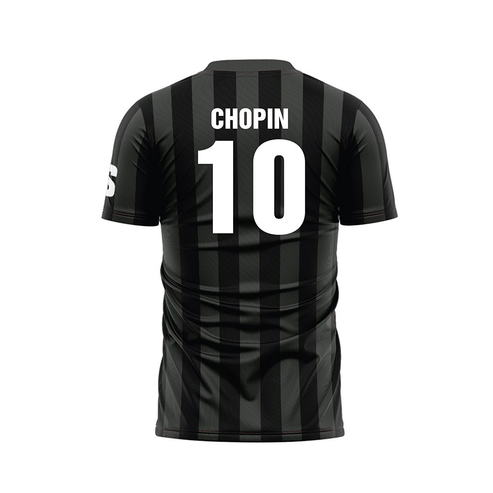 USC Upstate - NCAA Men's Soccer : Jorhan Chopin - Black Soccer Jersey-1