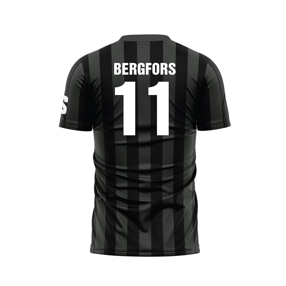 USC Upstate - NCAA Men's Soccer : Lucas Bergfors - Black Soccer Jersey-1