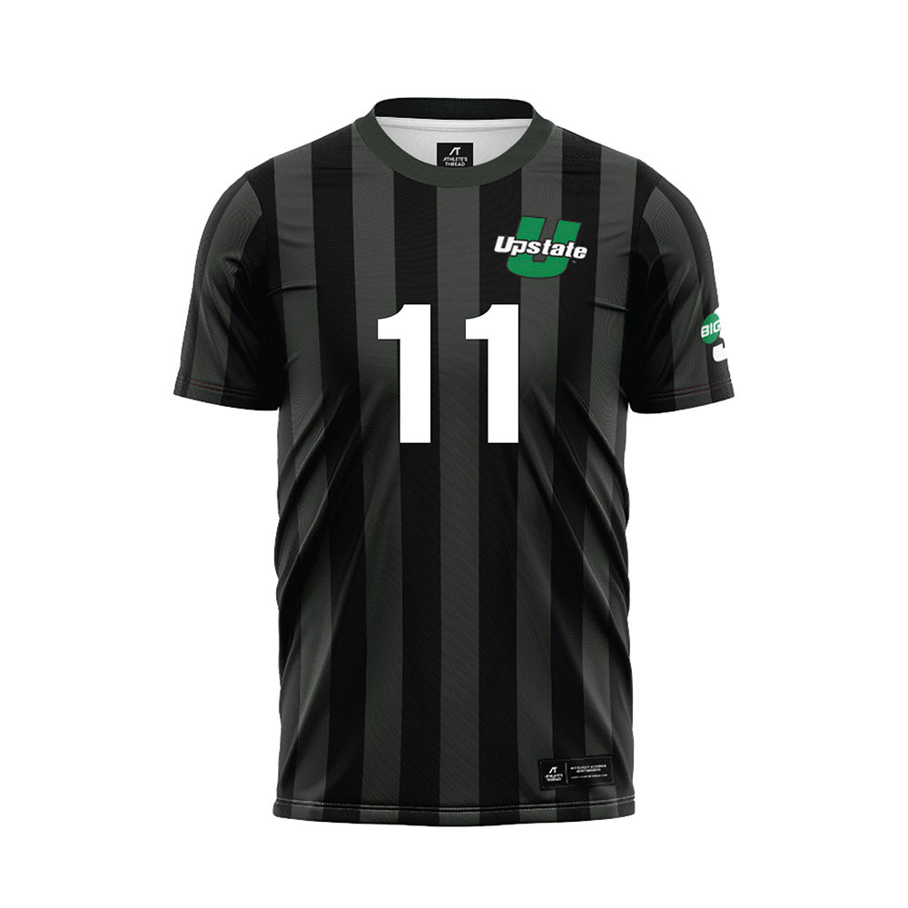 USC Upstate - NCAA Men's Soccer : Lucas Bergfors - Black Soccer Jersey-0
