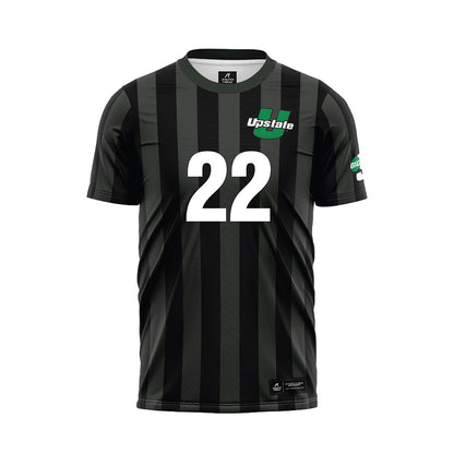 USC Upstate - NCAA Men's Soccer : Fatobi White - Black Soccer Jersey-0