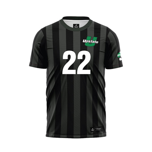 USC Upstate - NCAA Men's Soccer : Fatobi White - Black Soccer Jersey-0