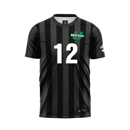 USC Upstate - NCAA Men's Soccer : Justin Vallejo - Black Soccer Jersey-0