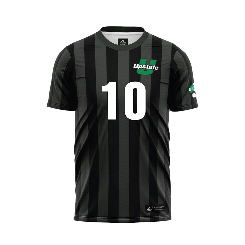 USC Upstate - NCAA Men's Soccer : Jorhan Chopin - Black Soccer Jersey-0