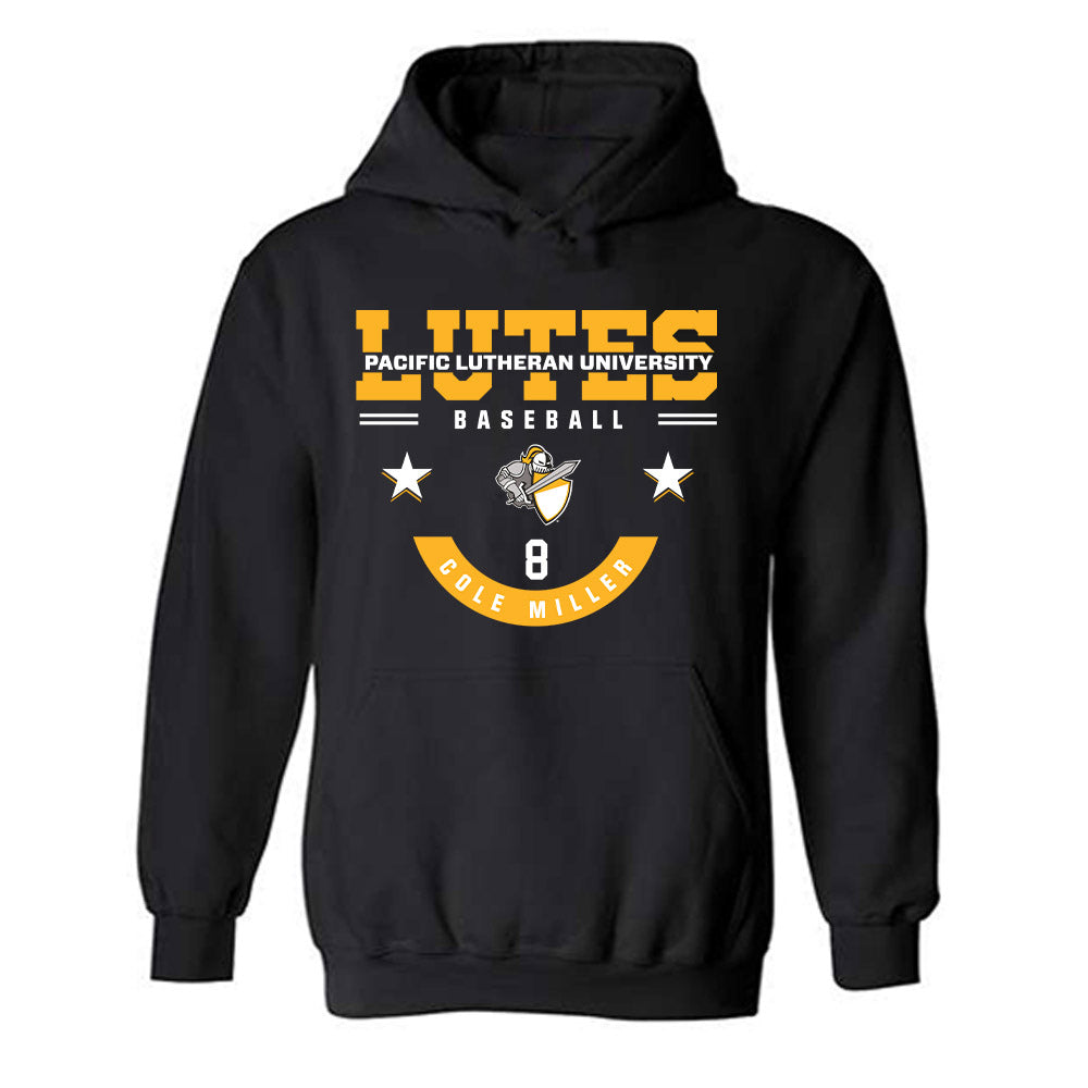 PLU - NCAA Baseball : Cole Miller - Classic Fashion Shersey Hooded Sweatshirt-0