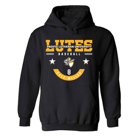 PLU - NCAA Baseball : Cole Miller - Classic Fashion Shersey Hooded Sweatshirt-0