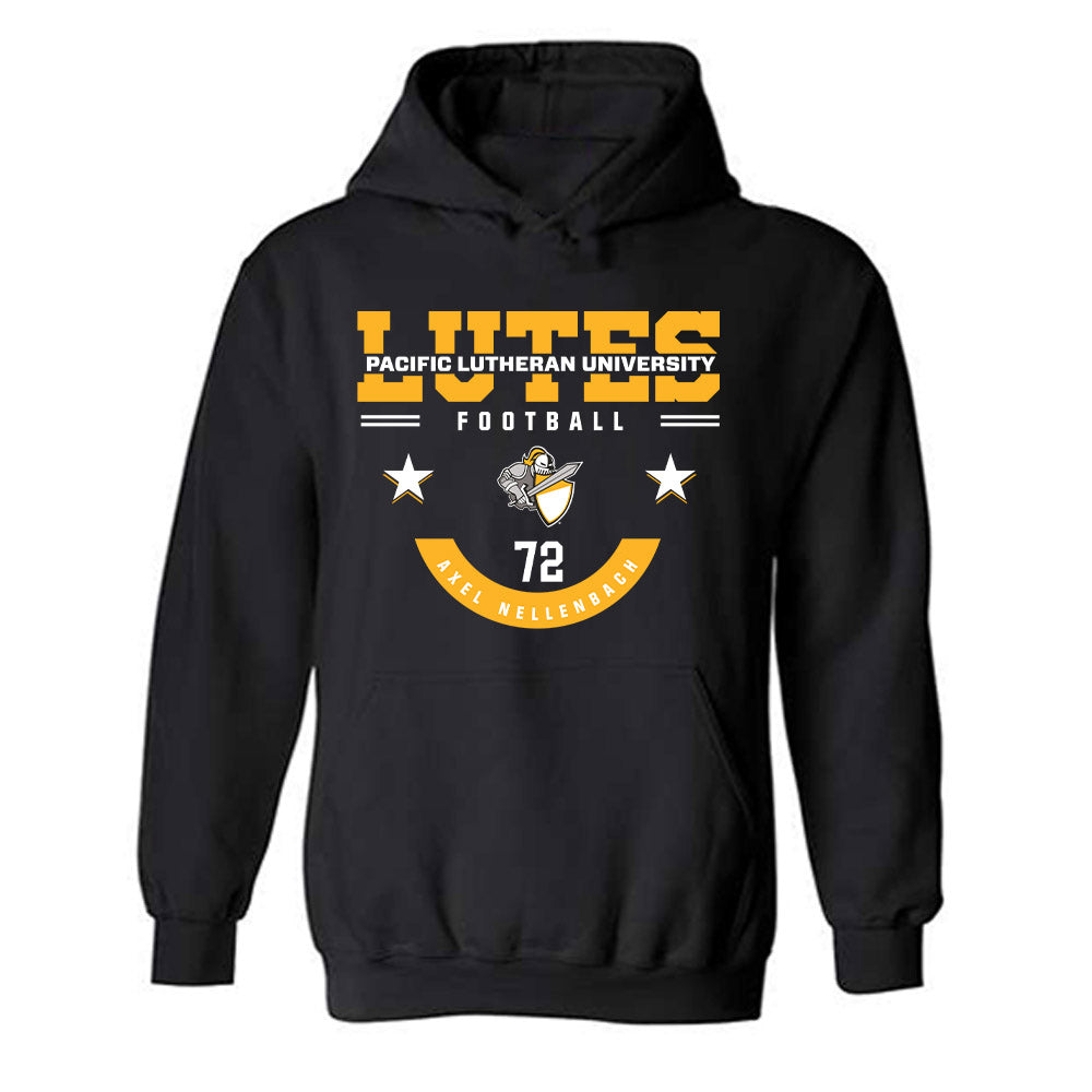 PLU - NCAA Football : Axel Nellenbach - Classic Fashion Shersey Hooded Sweatshirt-0