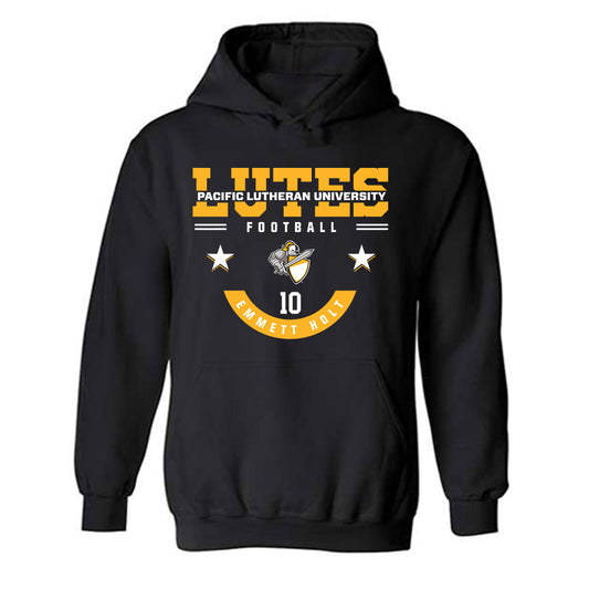 PLU - NCAA Football : Emmett Holt - Classic Fashion Shersey Hooded Sweatshirt-0