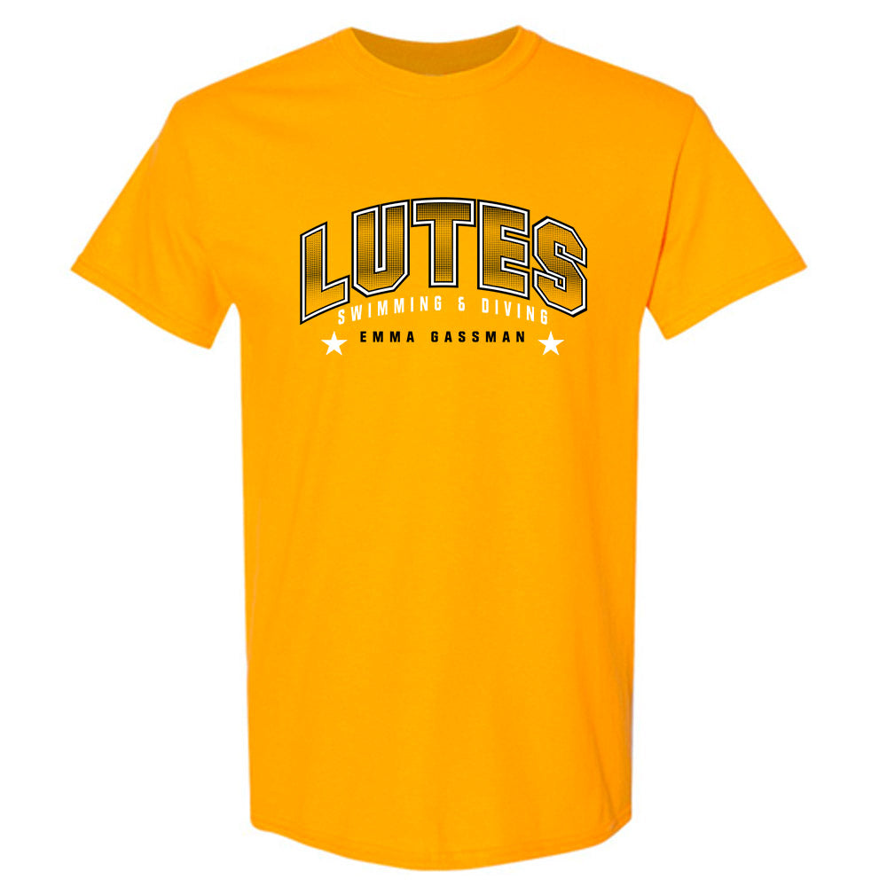 PLU - NCAA Women's Swimming & Diving : Emma Gassman - Classic Fashion Shersey T-Shirt-0