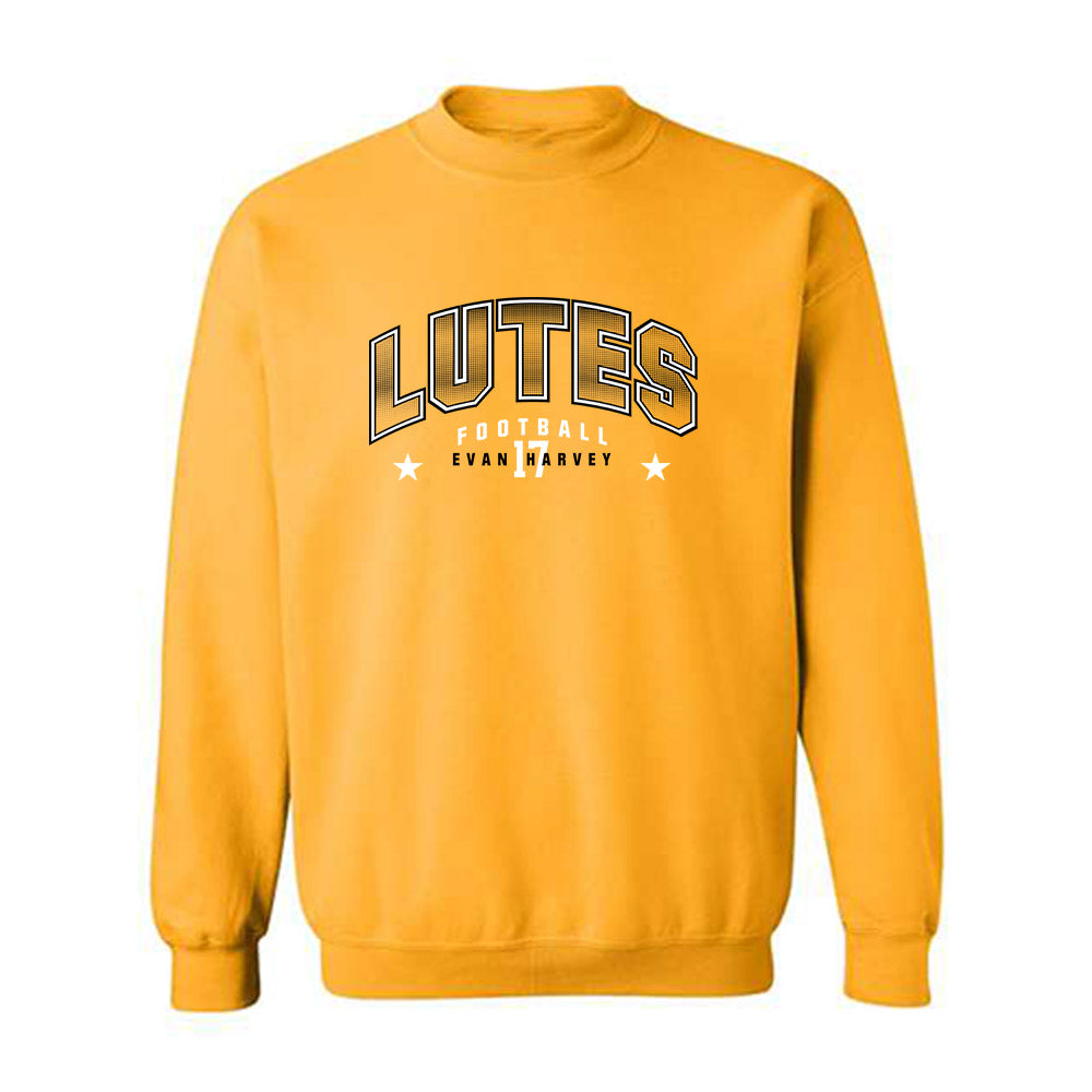 PLU - NCAA Football : Evan Harvey - Classic Fashion Shersey Crewneck Sweatshirt-0