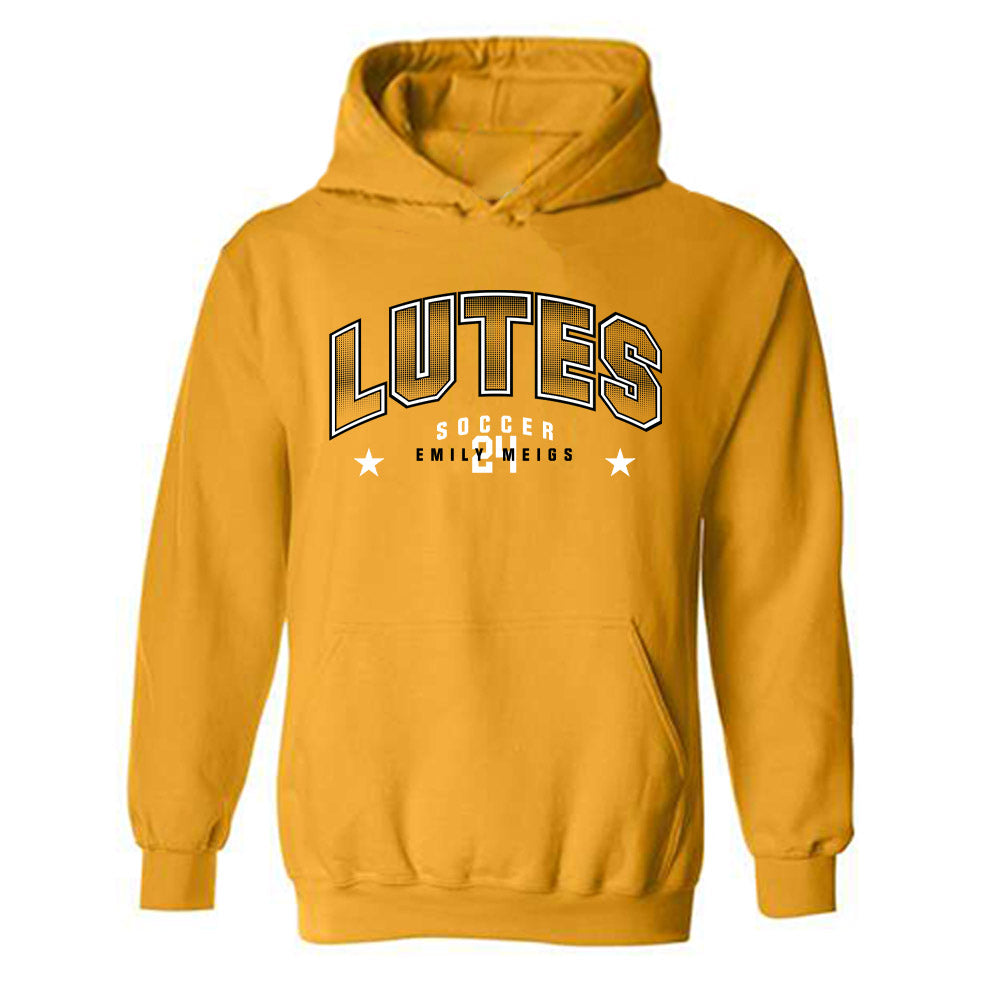 PLU - NCAA Women's Soccer : Emily Meigs - Classic Fashion Shersey Hooded Sweatshirt-0