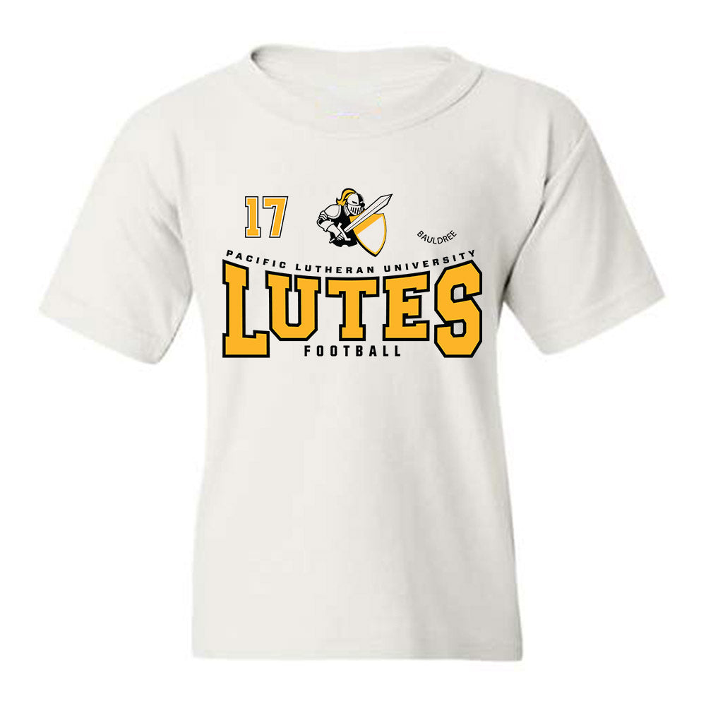 PLU - NCAA Football : Jesse Bauldree - Classic Fashion Shersey Youth T-Shirt