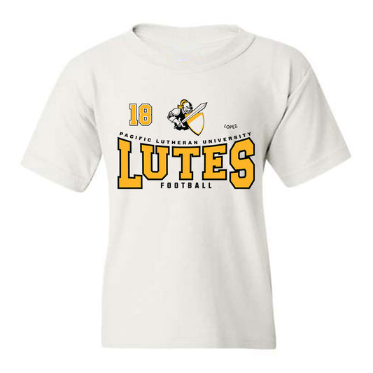 PLU - NCAA Football : Kawika Lopez - Classic Fashion Shersey Youth T-Shirt