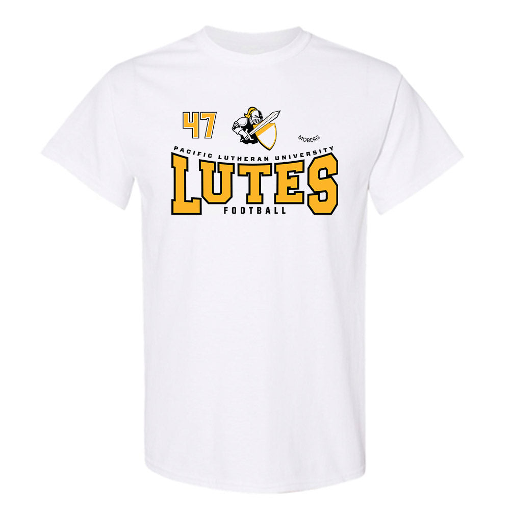 PLU - NCAA Football : Caleb Moberg - Classic Fashion Shersey T-Shirt-0