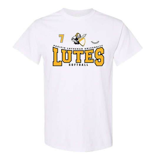 PLU - NCAA Softball : Maiya Anderson - Classic Fashion Shersey T-Shirt-0