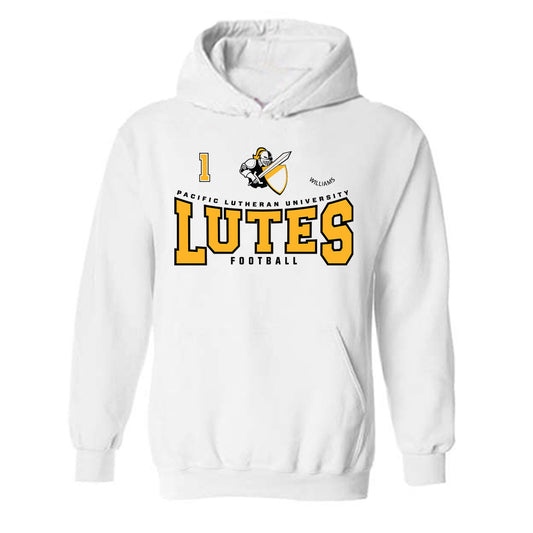 PLU - NCAA Football : Mouse Williams - Classic Fashion Shersey Hooded Sweatshirt
