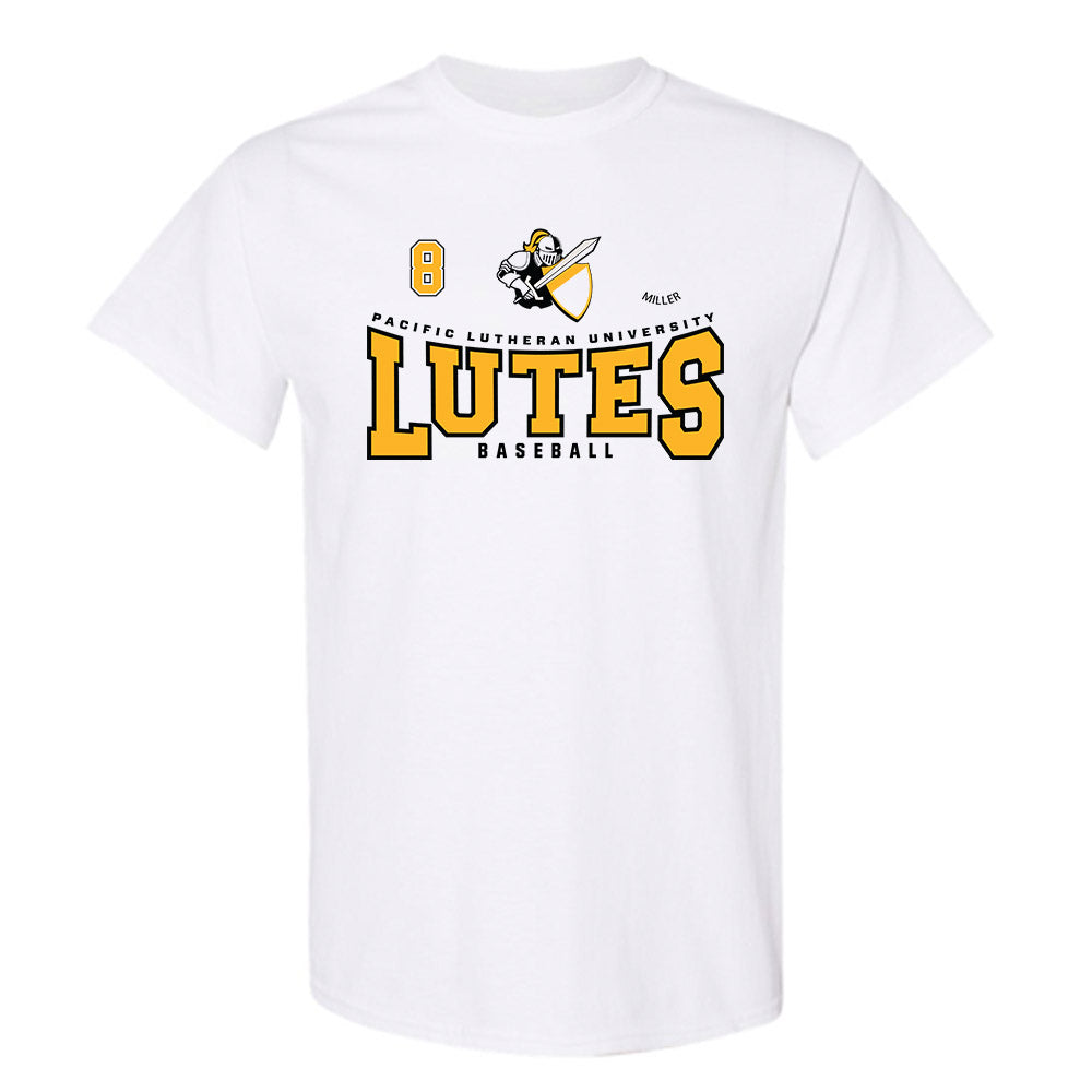 PLU - NCAA Baseball : Cole Miller - Classic Fashion Shersey T-Shirt-0