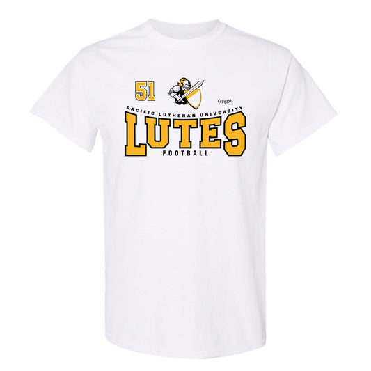 PLU - NCAA Football : Toby Lefeau - Classic Fashion Shersey T-Shirt-0