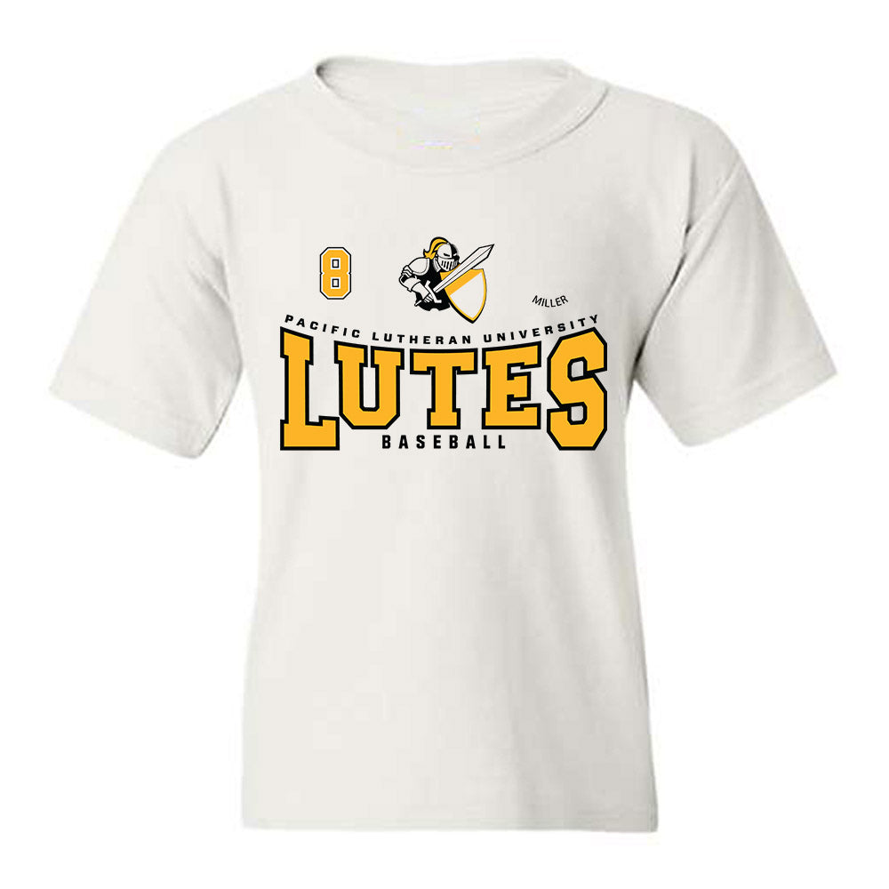 PLU - NCAA Baseball : Cole Miller - Classic Fashion Shersey Youth T-Shirt-0