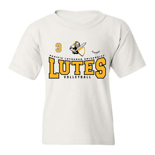 PLU - NCAA Women's Volleyball : Scarlett Schubert - Classic Fashion Shersey Youth T-Shirt-0