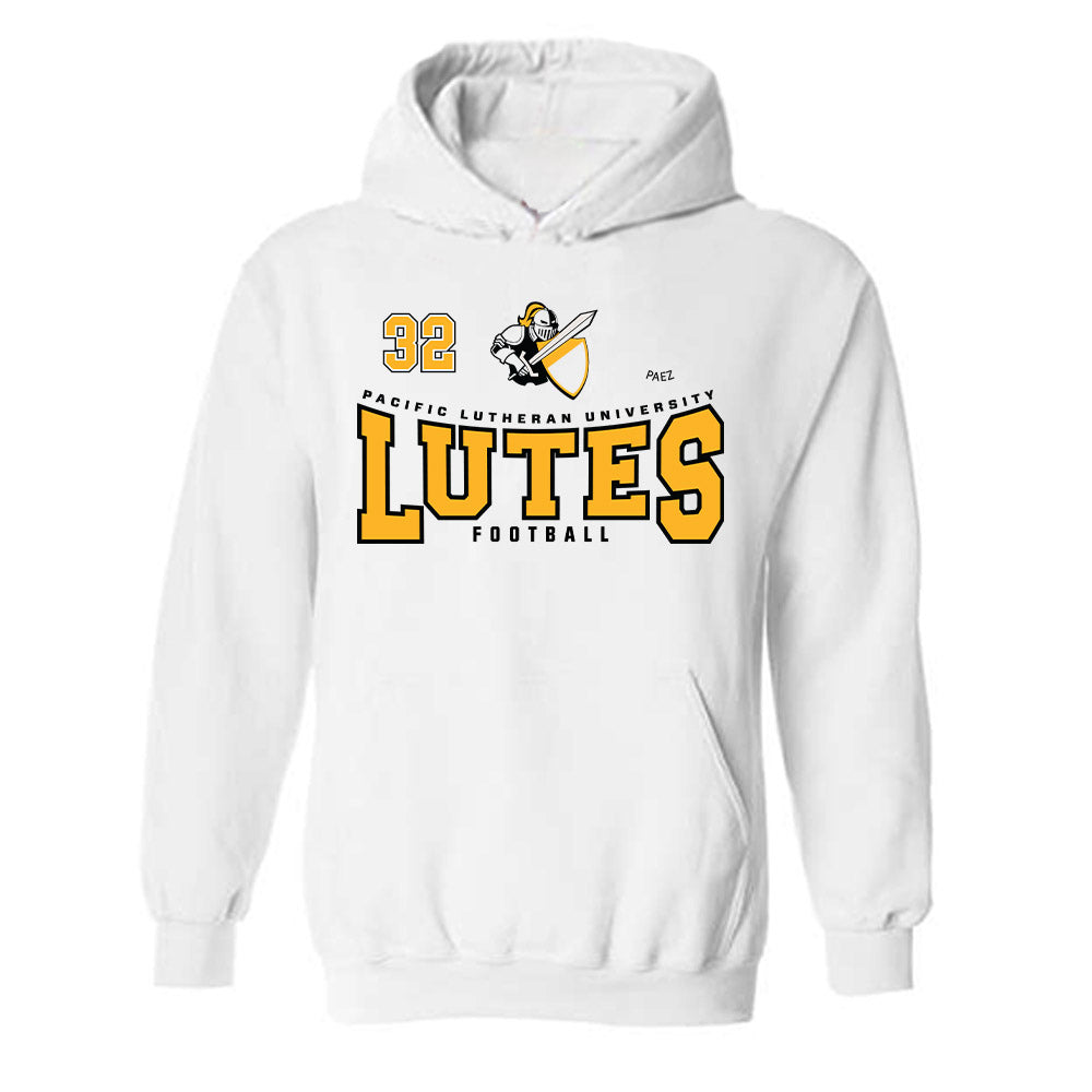 PLU - NCAA Football : Jaiden Paez - Classic Fashion Shersey Hooded Sweatshirt-0