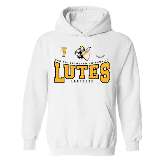PLU - NCAA Women's Lacrosse : Lydia Flaspohler - Classic Fashion Shersey Hooded Sweatshirt-0