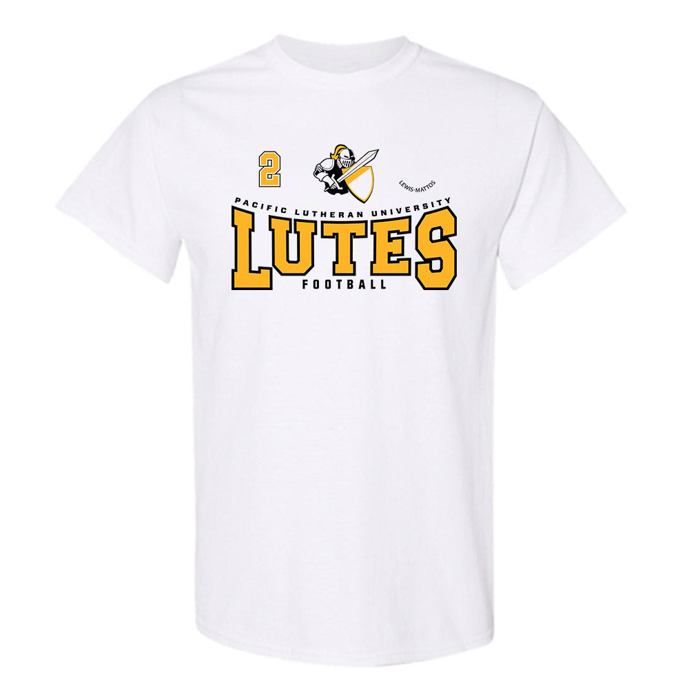 PLU - NCAA Football : Kupaa Lewis-Mattos - Classic Fashion Shersey T-Shirt-0