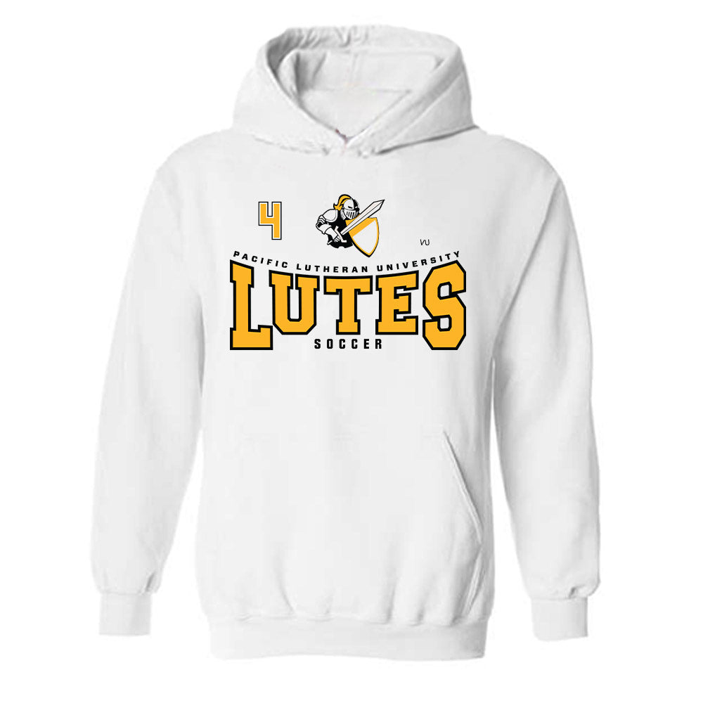 PLU - NCAA Men's Soccer : Ryan Vu - Classic Fashion Shersey Hooded Sweatshirt-0