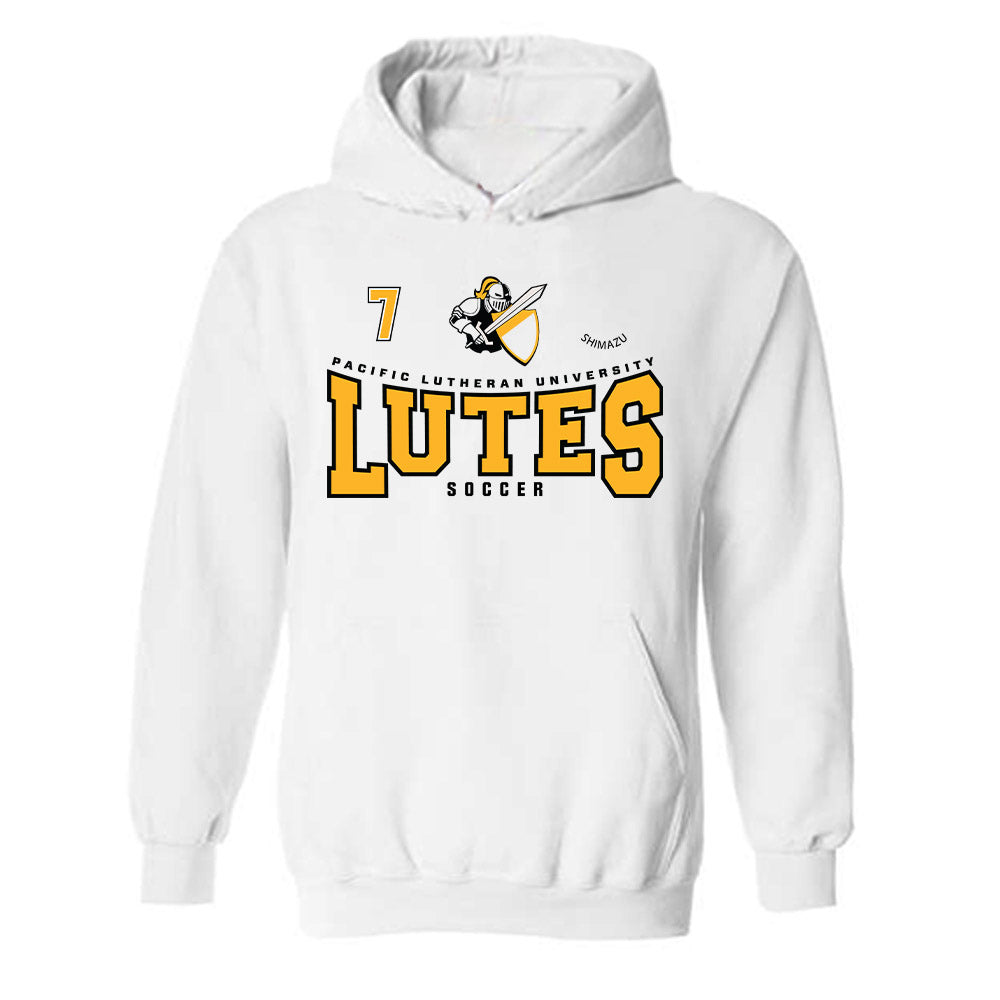 PLU - NCAA Men's Soccer : Yuta Shimazu - Classic Fashion Shersey Hooded Sweatshirt-0