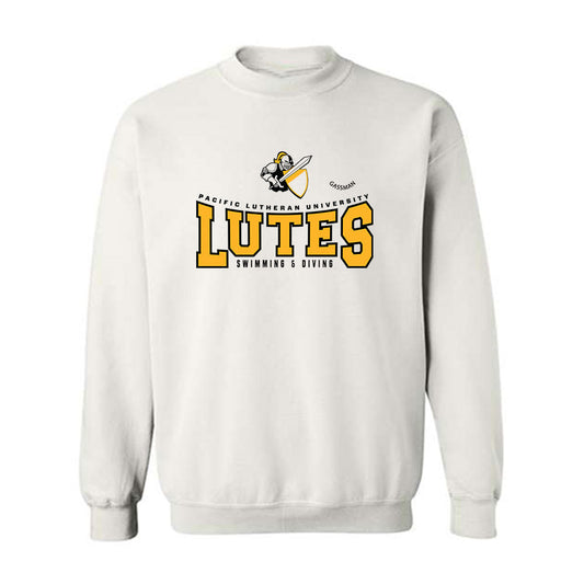 PLU - NCAA Women's Swimming & Diving : Emma Gassman - Classic Fashion Shersey Crewneck Sweatshirt-0