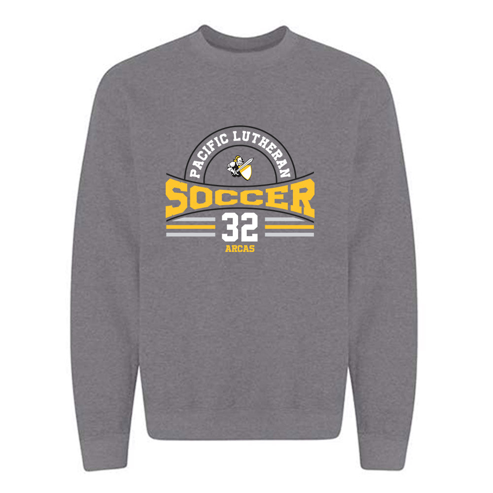 PLU - NCAA Men's Soccer : Noah Arcas - Classic Fashion Shersey Crewneck Sweatshirt-0