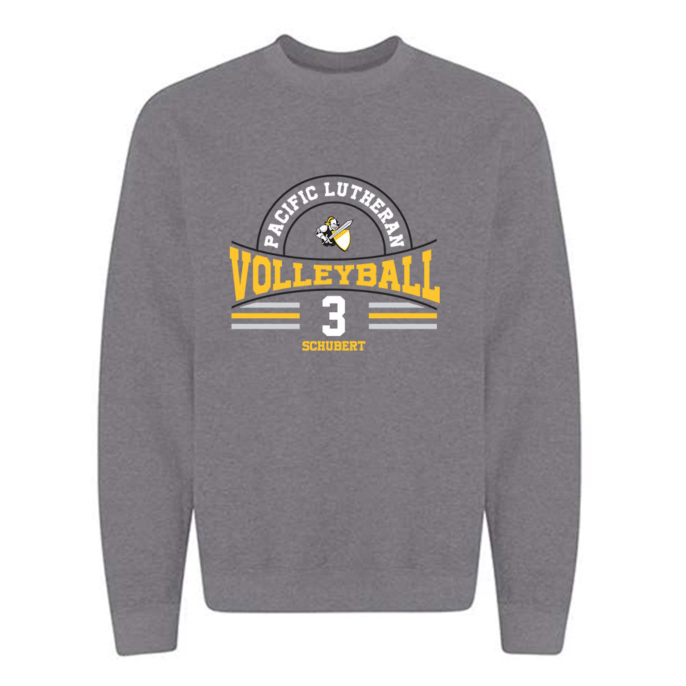 PLU - NCAA Women's Volleyball : Scarlett Schubert - Classic Fashion Shersey Crewneck Sweatshirt-0
