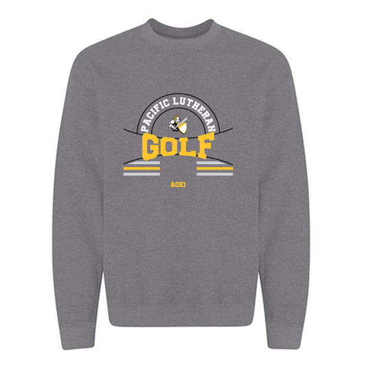 PLU - NCAA Men's Golf : Aiden Aoki - Classic Fashion Shersey Crewneck Sweatshirt-0