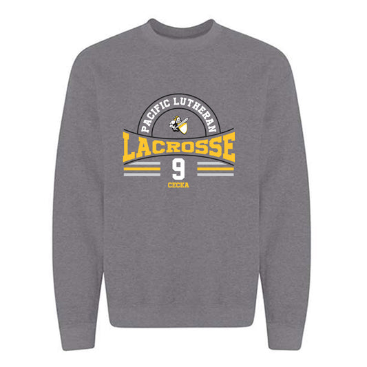 PLU - NCAA Women's Lacrosse : Gracie Cecka - Classic Fashion Shersey Crewneck Sweatshirt-0