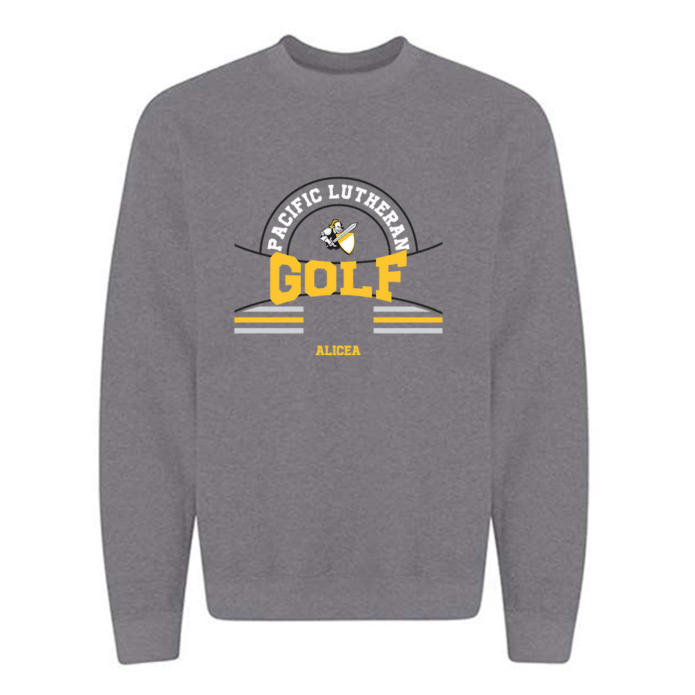 PLU - NCAA Women's Golf : Emily Alicea - Classic Fashion Shersey Crewneck Sweatshirt-0