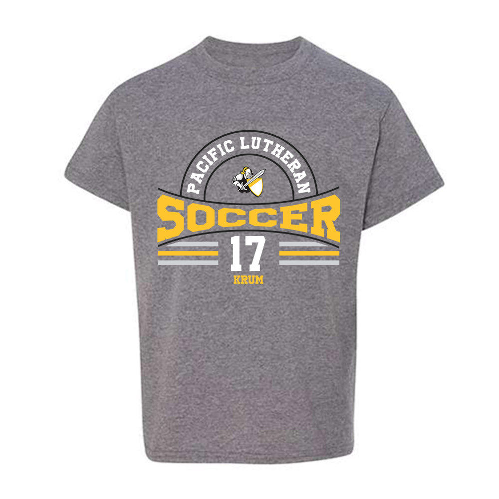 PLU - NCAA Men's Soccer : Logan Krum - Classic Fashion Shersey Youth T-Shirt-0