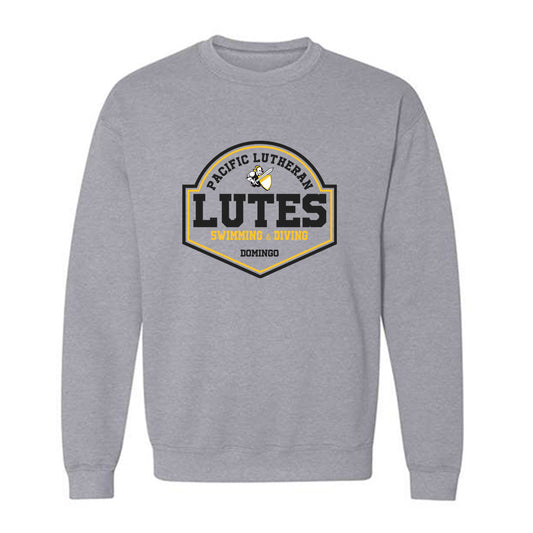 PLU - NCAA Men's Swimming & Diving : Vyron Domingo - Classic Fashion Shersey Crewneck Sweatshirt-0