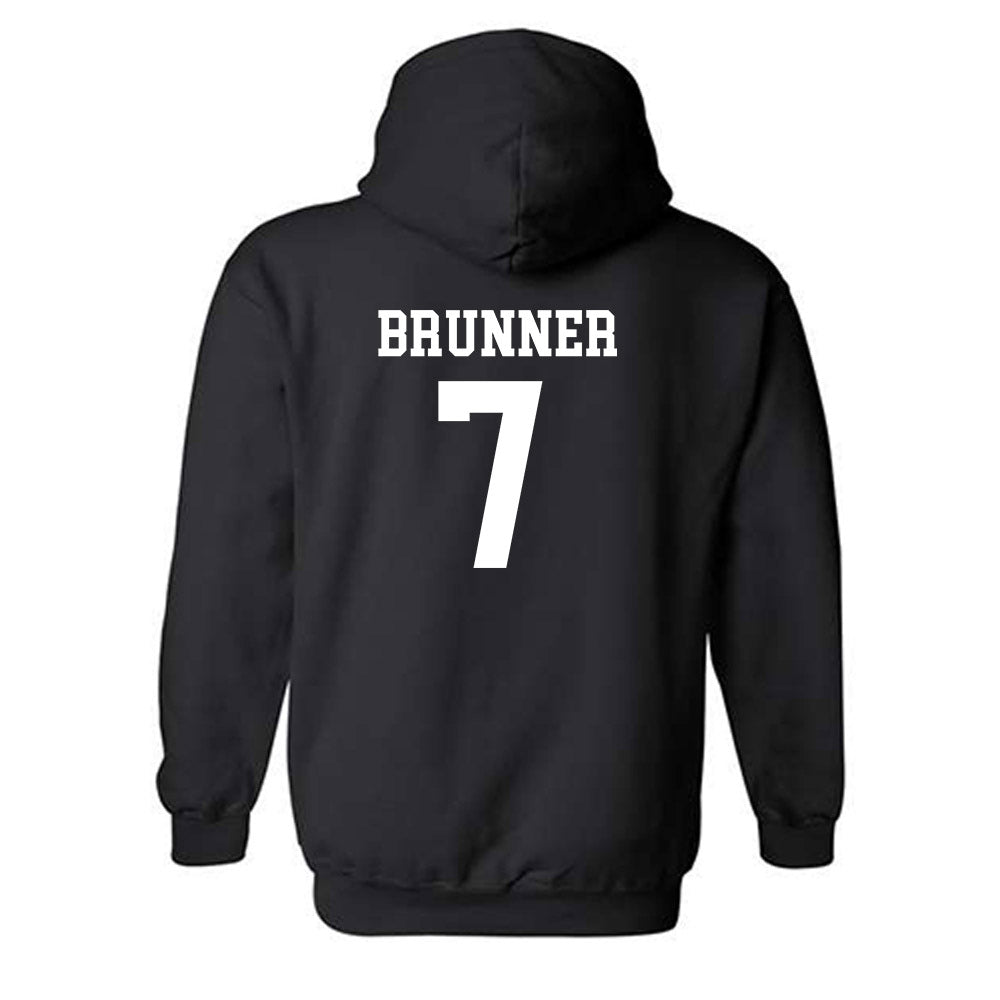 PLU - NCAA Men's Soccer : Ty Brunner - Classic Shersey Hooded Sweatshirt-1