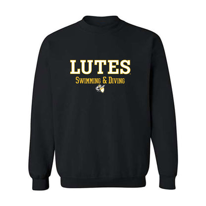 PLU - NCAA Men's Swimming & Diving : Vyron Domingo - Classic Shersey Crewneck Sweatshirt-0