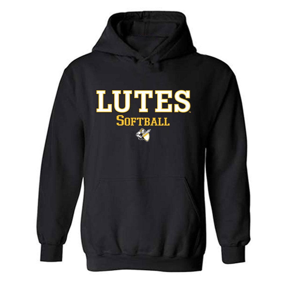 PLU - NCAA Softball : Jaimee Cagle - Classic Shersey Hooded Sweatshirt-0