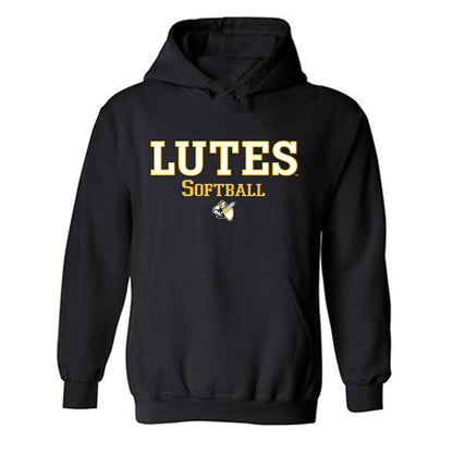 PLU - NCAA Softball : Jaimee Cagle - Classic Shersey Hooded Sweatshirt-0