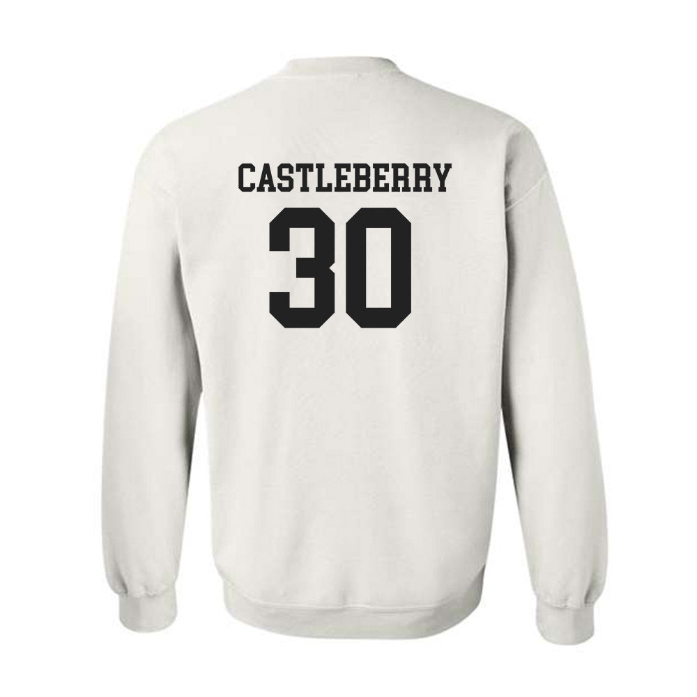 PLU - NCAA Football : David Castleberry - Classic Shersey Crewneck Sweatshirt-1