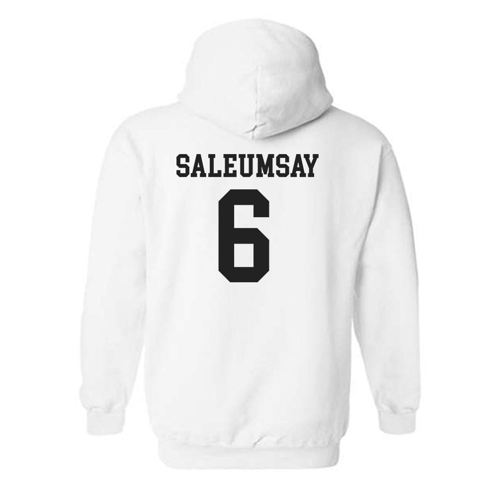 PLU - NCAA Football : Kaidyn Saleumsay - Classic Shersey Hooded Sweatshirt-1