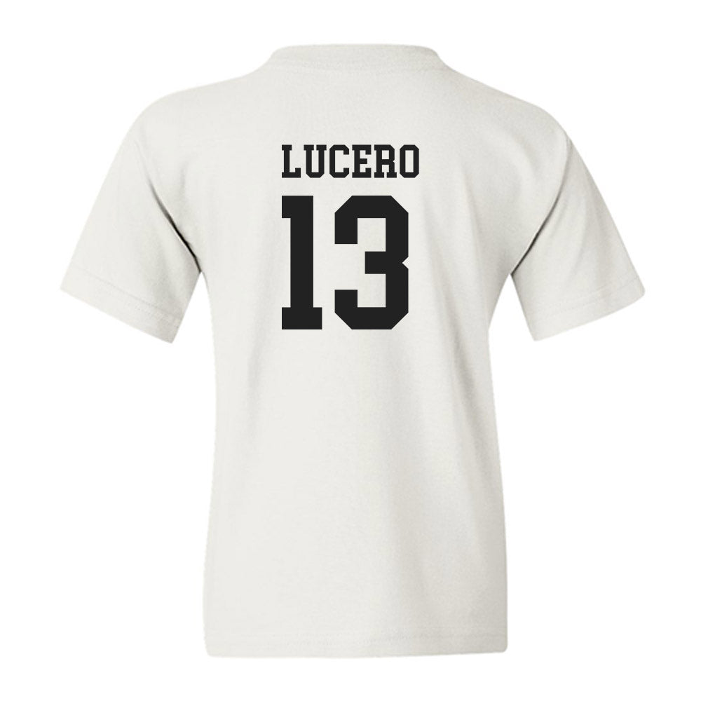PLU - NCAA Men's Basketball : Logan Lucero - Classic Shersey Youth T-Shirt-1