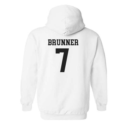 PLU - NCAA Men's Soccer : Ty Brunner - Classic Shersey Hooded Sweatshirt-1